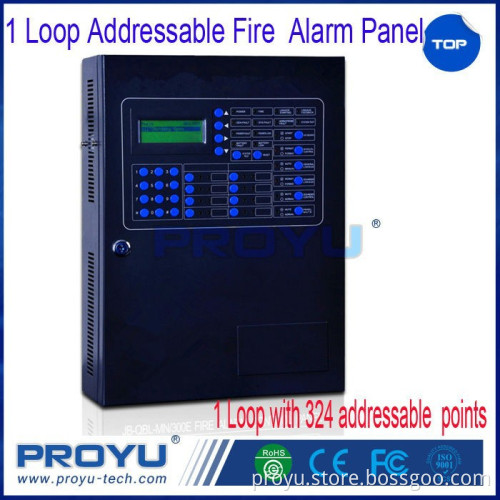 1Loop Addressable Fire Alarm Control Panel Systems For Factory